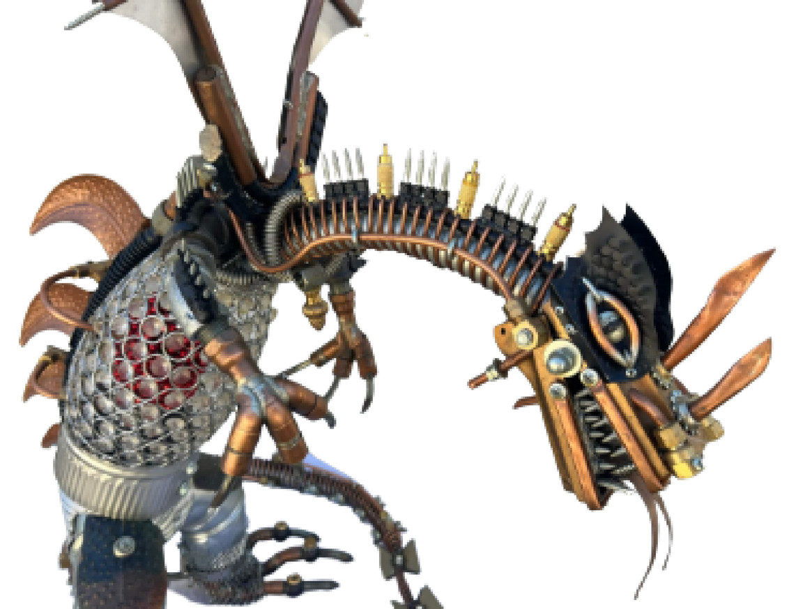 Dragon Punk Sculpture 